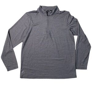 Travis Mathew Grey Havasu Men's L Grey 1/4 Zip Pullover Quarter Zip Golf Spring